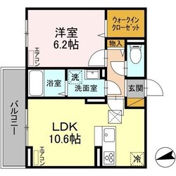 仮）D-room弁天3丁目　Bの物件間取画像